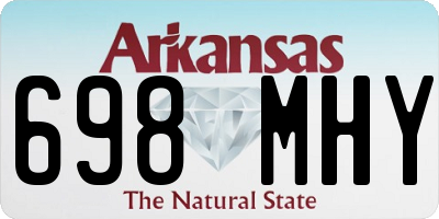 AR license plate 698MHY