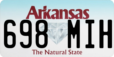AR license plate 698MIH