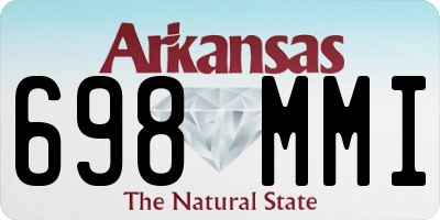 AR license plate 698MMI