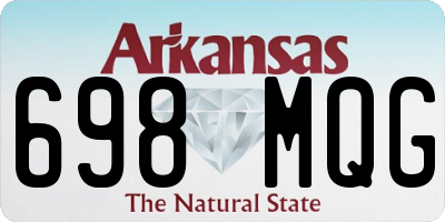 AR license plate 698MQG