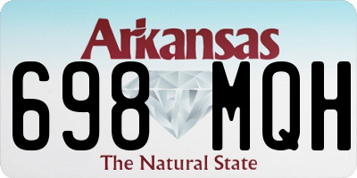 AR license plate 698MQH
