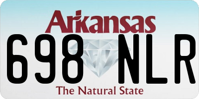 AR license plate 698NLR