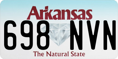 AR license plate 698NVN
