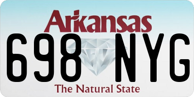 AR license plate 698NYG