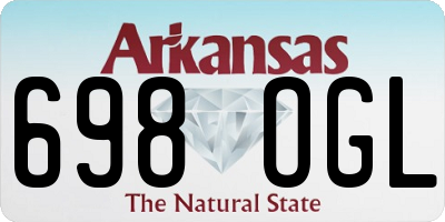 AR license plate 698OGL