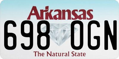 AR license plate 698OGN