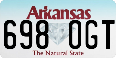 AR license plate 698OGT