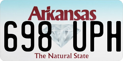 AR license plate 698UPH