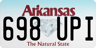 AR license plate 698UPI