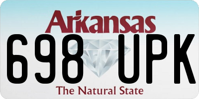 AR license plate 698UPK