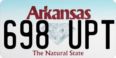AR license plate 698UPT
