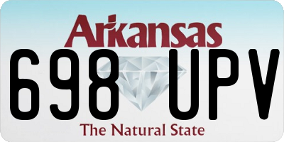 AR license plate 698UPV