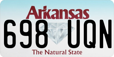 AR license plate 698UQN