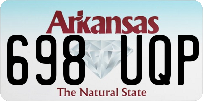AR license plate 698UQP