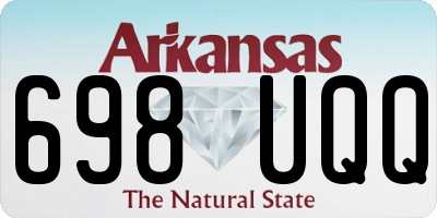 AR license plate 698UQQ