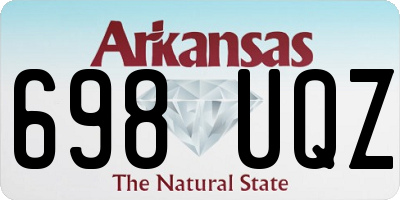 AR license plate 698UQZ