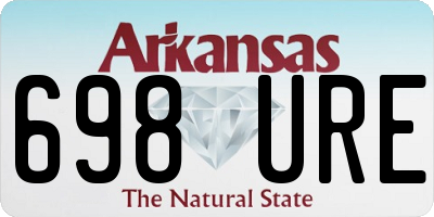 AR license plate 698URE