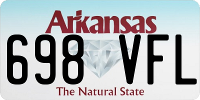 AR license plate 698VFL
