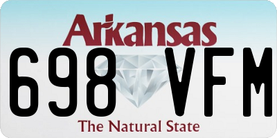 AR license plate 698VFM