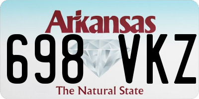 AR license plate 698VKZ
