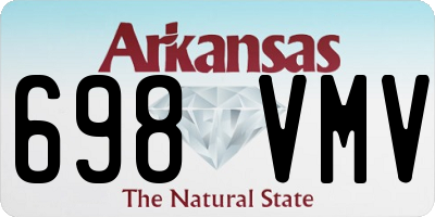 AR license plate 698VMV
