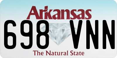 AR license plate 698VNN