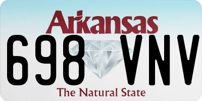 AR license plate 698VNV
