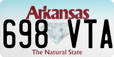 AR license plate 698VTA