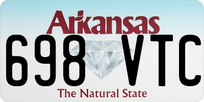 AR license plate 698VTC