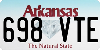 AR license plate 698VTE