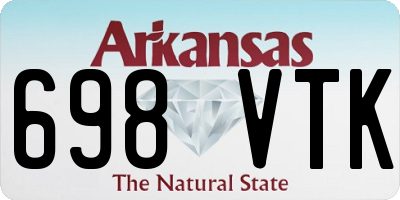 AR license plate 698VTK