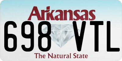 AR license plate 698VTL