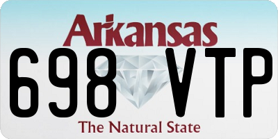 AR license plate 698VTP