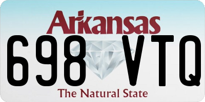 AR license plate 698VTQ