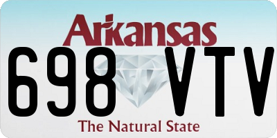 AR license plate 698VTV