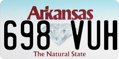 AR license plate 698VUH