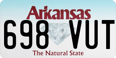 AR license plate 698VUT