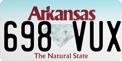 AR license plate 698VUX