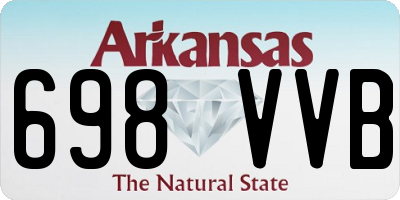 AR license plate 698VVB