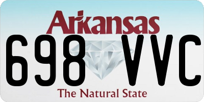 AR license plate 698VVC