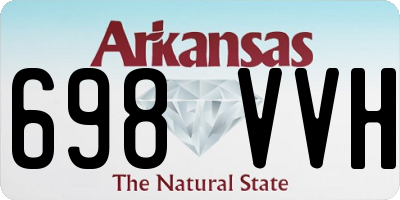 AR license plate 698VVH