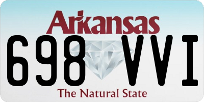 AR license plate 698VVI