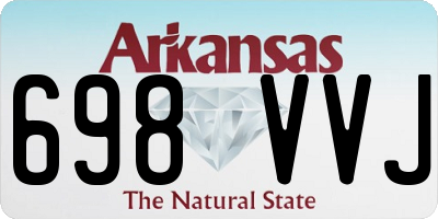 AR license plate 698VVJ