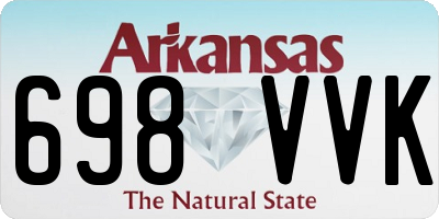 AR license plate 698VVK