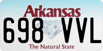 AR license plate 698VVL