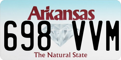 AR license plate 698VVM