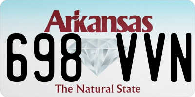 AR license plate 698VVN