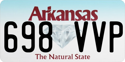 AR license plate 698VVP