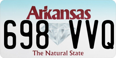 AR license plate 698VVQ