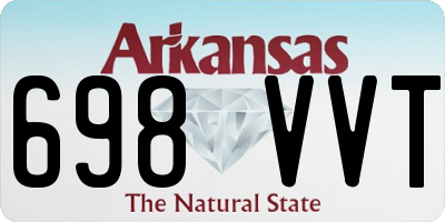 AR license plate 698VVT